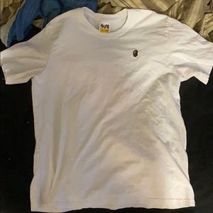 Bape White Tee